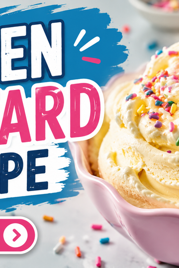 Frozen Custard Recipe – Creamy, Rich & Easy Homemade Dessert
