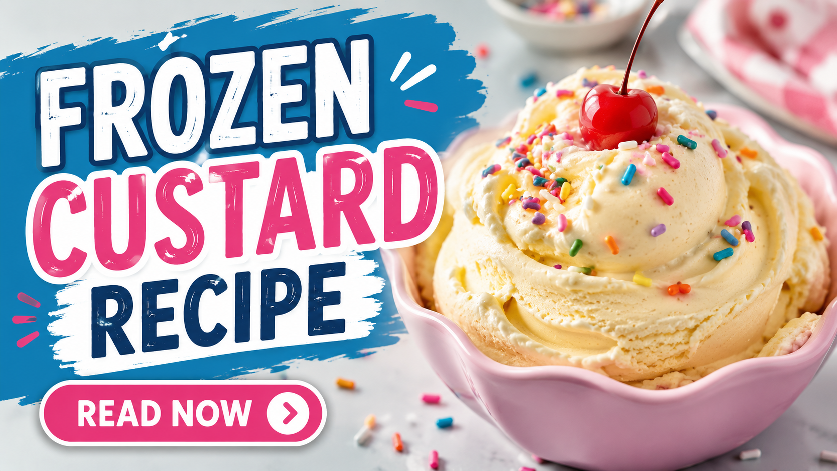 Frozen Custard Recipe – Creamy, Rich & Easy Homemade Dessert