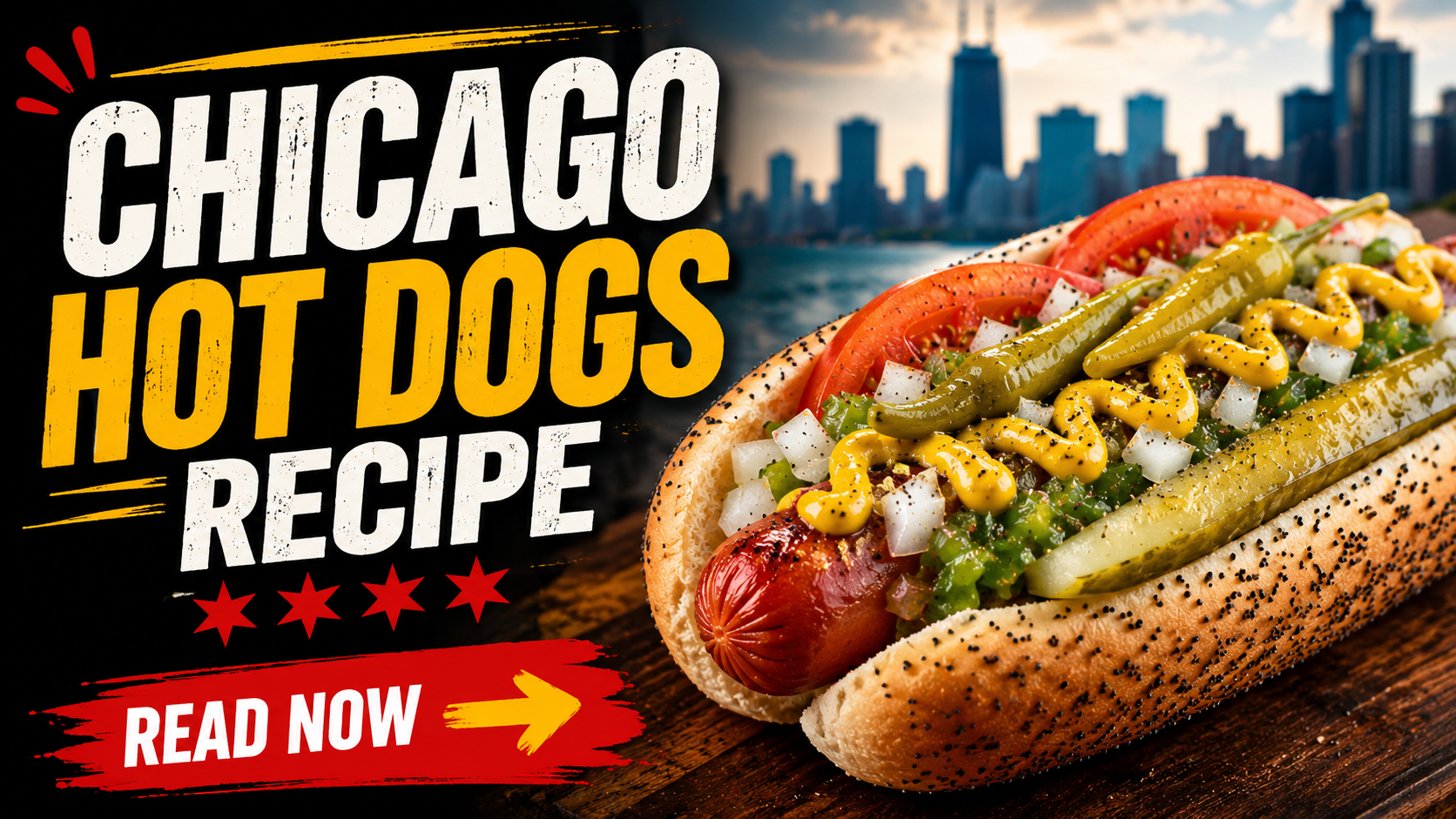 Chicago Hot Dogs Recipe – Easy Classic Chicago-Style Hot Dog