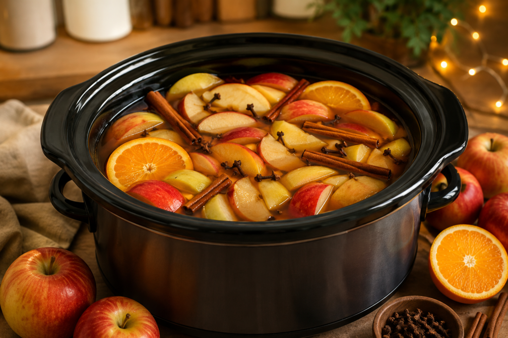 Crockpot Apple Cider Recipe | Easy Homemade Slow Cooker Spiced Cider