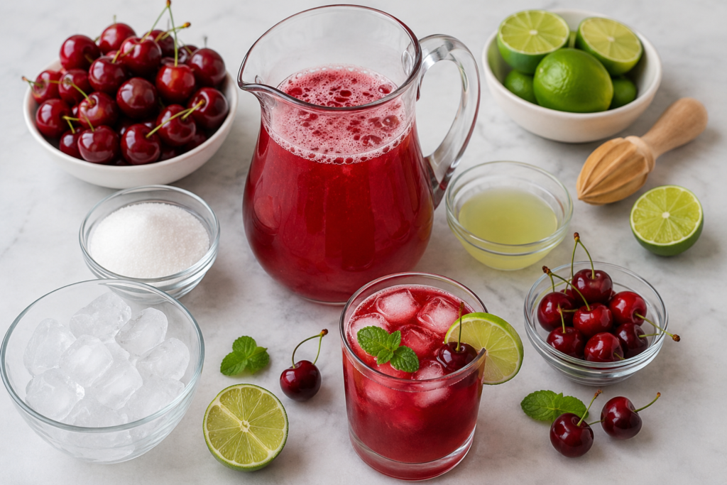 Fresh Cherry Limeade Recipe – Easy Homemade Summer Drink Everyone Loves