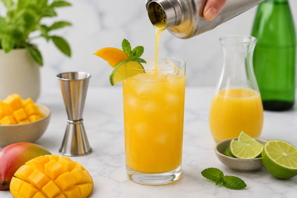 Best Mango-Sake Sling Recipe – Easy Tropical Sake Cocktail for Summer