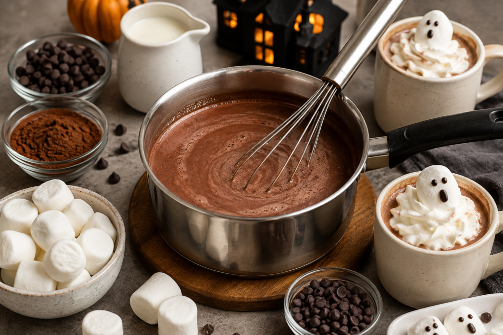 Ghostly Hot Cocoa Recipe – The Creamiest Halloween Hot Chocolate You'll Ever Make