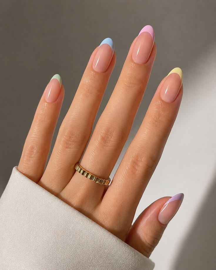 Pastel French Tips