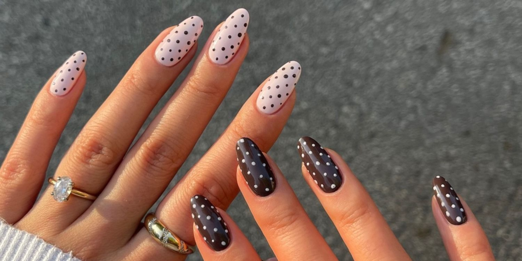10 Adorable White Polka Dot Nail Ideas for 2026