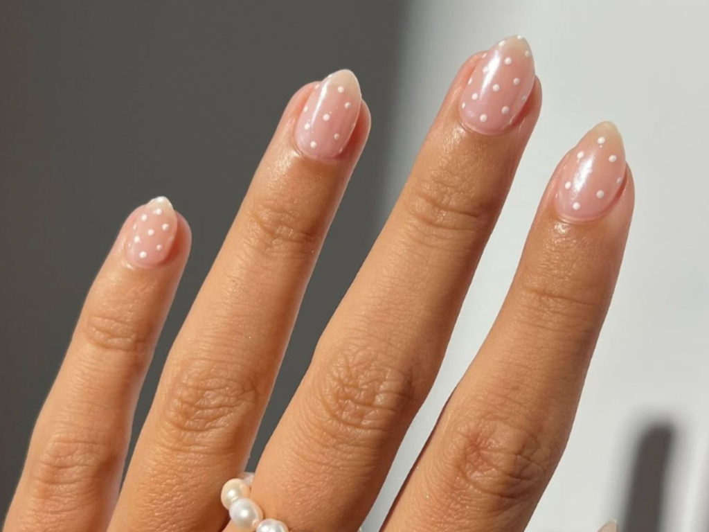 10 Adorable White Polka Dot Nail Ideas for 2026