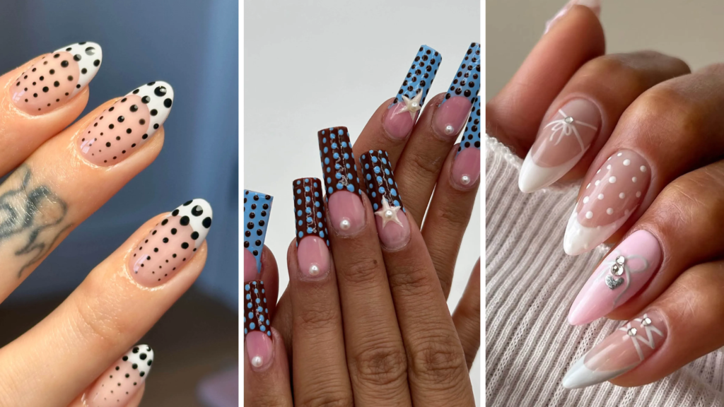 10 Adorable White Polka Dot Nail Ideas for 2026