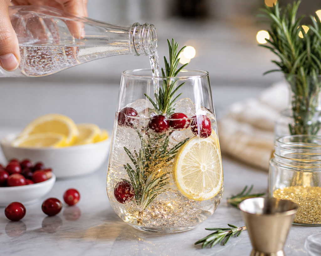 Snowglobe Drink Recipe – Easy Festive Holiday Cocktail & Mocktail