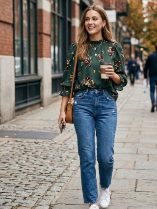 Jeans and a Dressy Top
