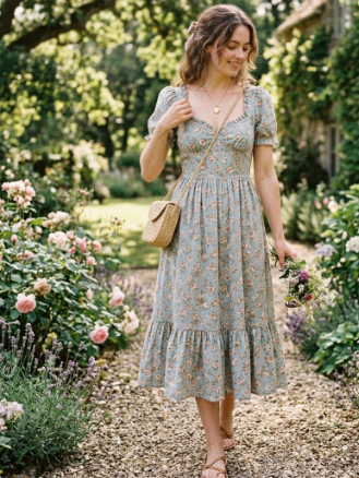 Romantic Midi Dress