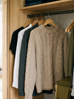 A Neutral Knit Sweater