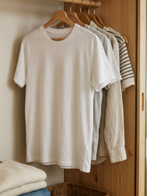 A Basic White or Neutral T-Shirt