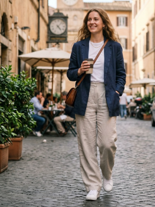 Linen Pants With a Blazer