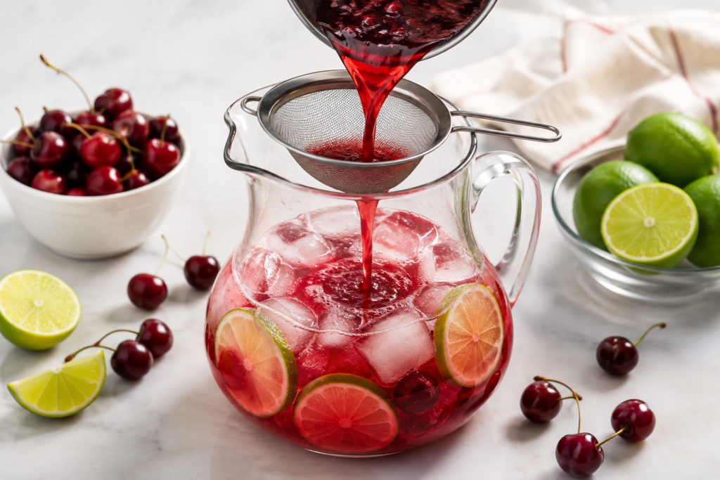 Sparkling Cherry Limeade Recipe – Easy Homemade Summer Drink in 10 Minutes