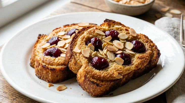 Cherry-Almond Bostock Recipe – Easy French-Inspired Pastry