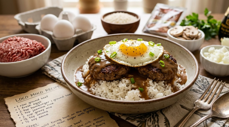 Loco Moco Recipe – Easy Hawaiian Comfort Food with Beef & Egg