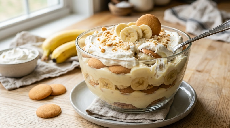 Easy Banana Pudding Recipe – Creamy Classic No-Bake Dessert