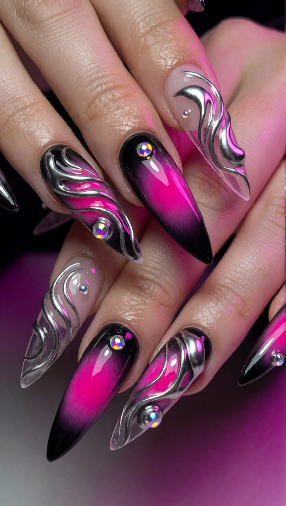 Colorful Y2K Nails That Bring Back the Fun of the 2000s