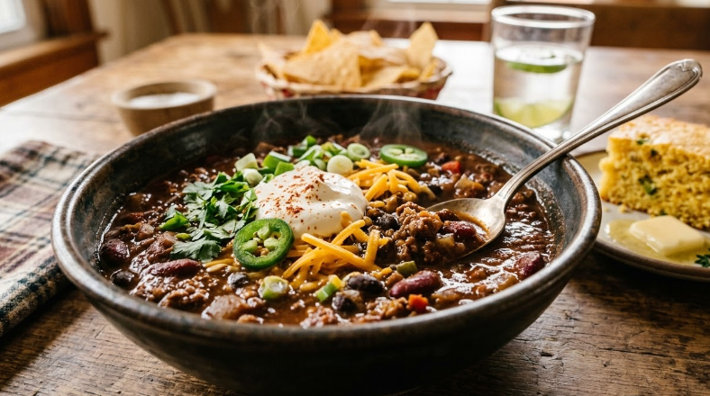 Chocolate Chili Recipe – Rich, Smoky & Spicy Comfort Food
