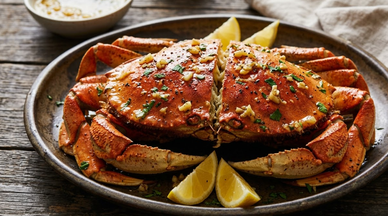 Garlic Roasted Dungeness Crab Recipe – Buttery, Garlicky & Irresistible!