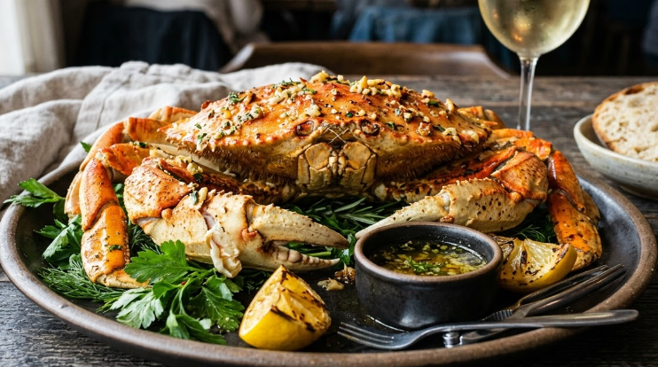 Garlic Roasted Dungeness Crab Recipe – Buttery, Garlicky & Irresistible!