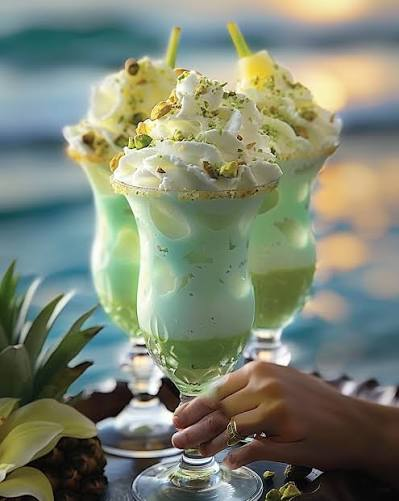 Pistachio Cream Piña Colada