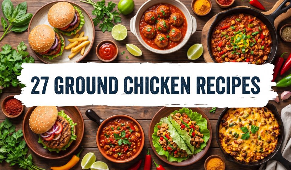 27 Ground Chicken Recipes For Dinner: Easy, Delicious & Family-Friendly Ideas