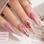 Pink Fall Nails