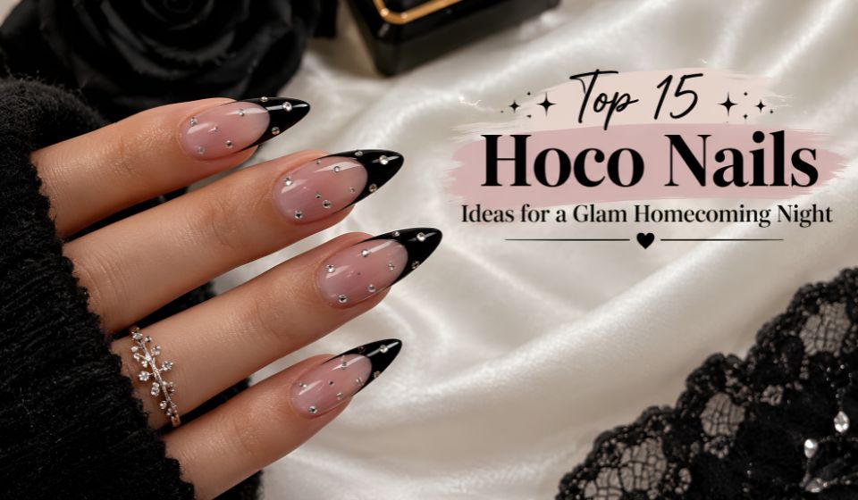 Top 15 Hoco Nails Ideas for a Glam Homecoming Night