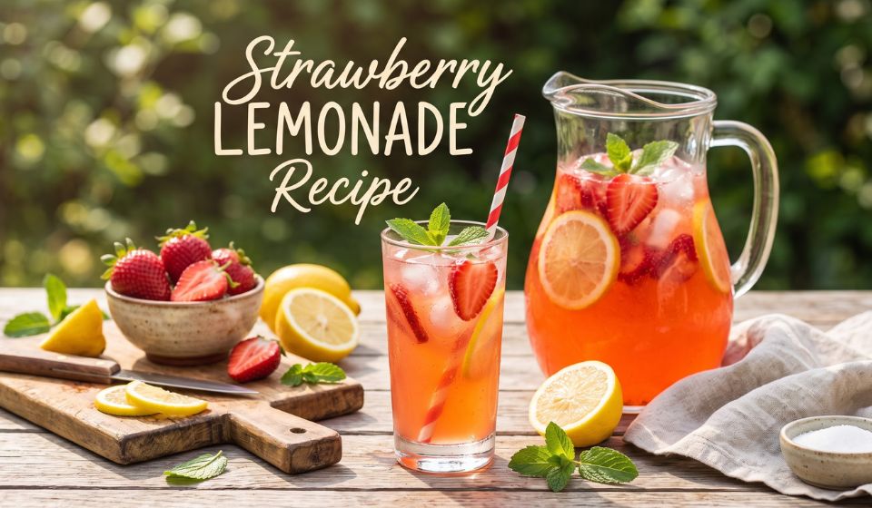 Strawberry Lemonade Recipe: Easy, Refreshing & Perfect for Summer