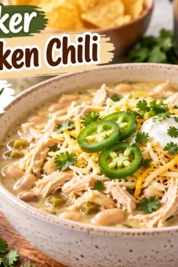 Slow Cooker White Chicken Chili Recipe