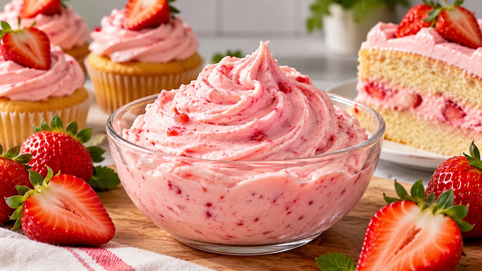 Strawberry Cream Cheese Frosting Recipe