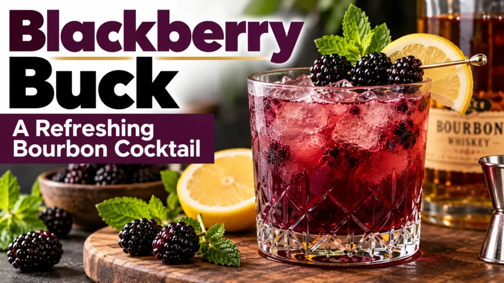 Blackberry Buck: A Refreshing Bourbon Cocktail