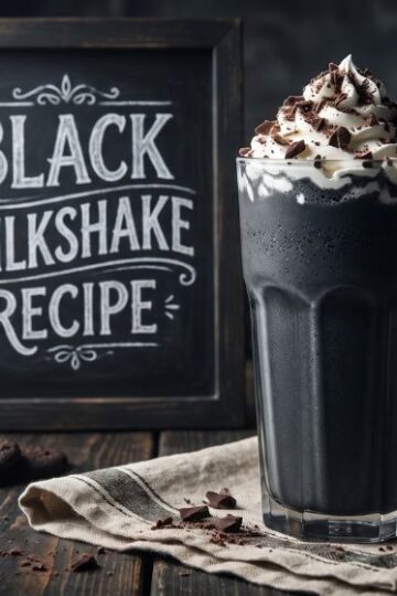 Black Milkshake Recipe: The Spookiest Halloween Drink You’ll Love