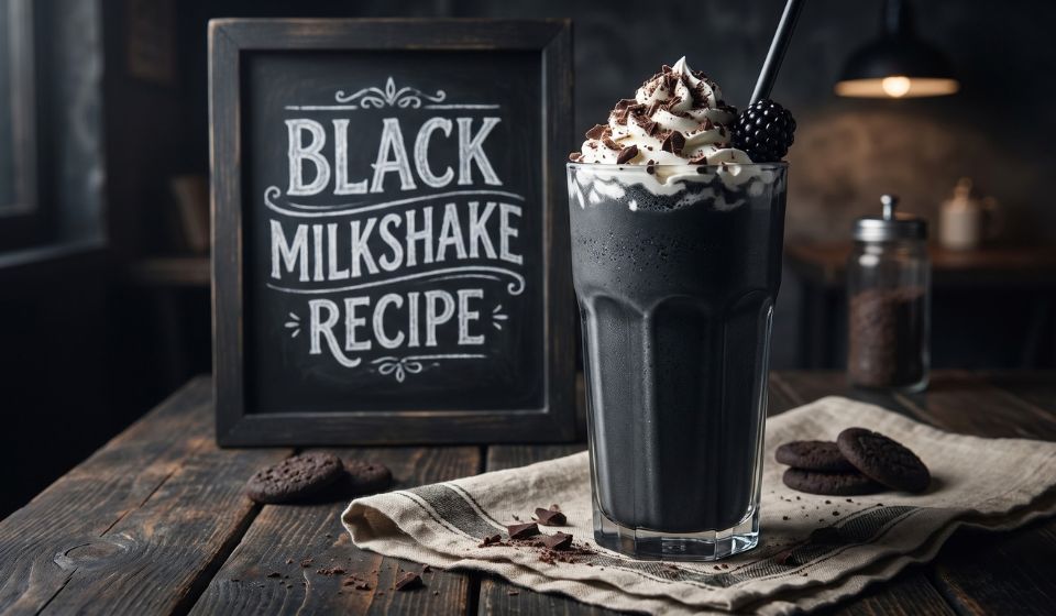 Black Milkshake Recipe: The Spookiest Halloween Drink Youโll Love