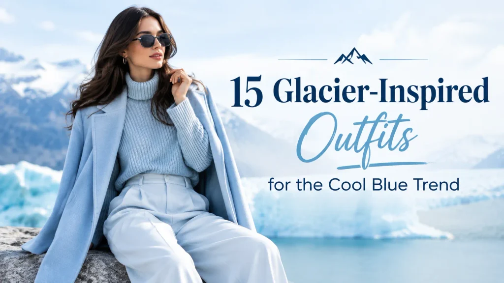 15 Glacier-Inspired Outfits for the Cool Blue Trend