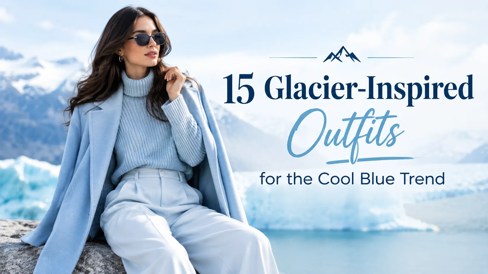 15 Glacier-Inspired Outfits for the Cool Blue Trend