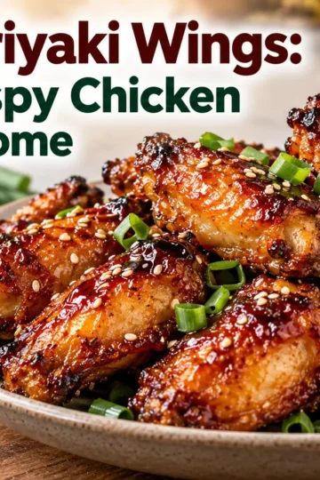 Baked Teriyaki Wings: Sticky, Crispy Chicken Wings at Home