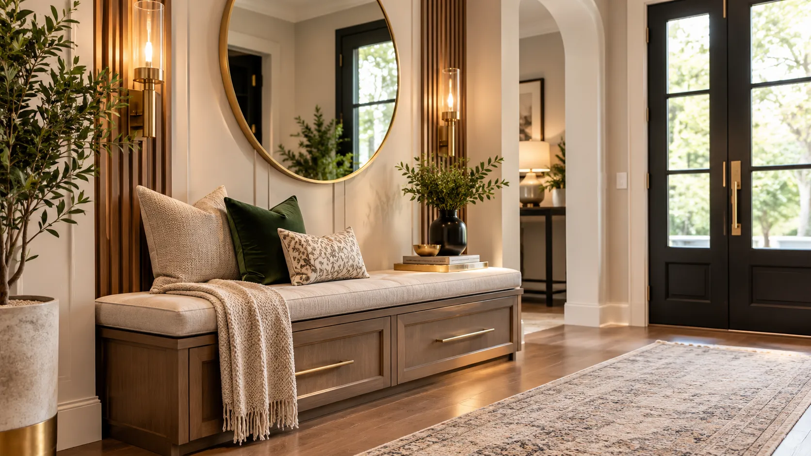 Luxury Entryway Bench Decor Ideas 2026