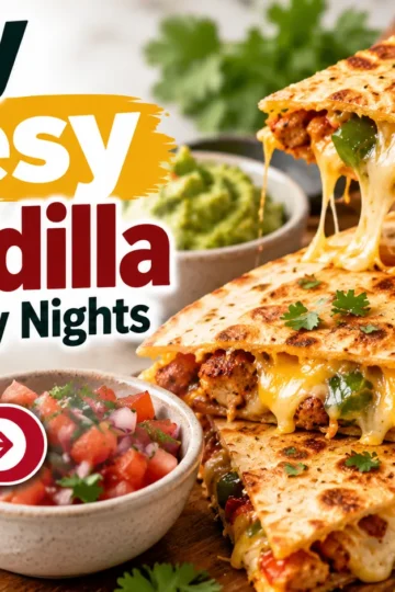 Easy Cheesy Quesadilla Recipe for Busy Nights