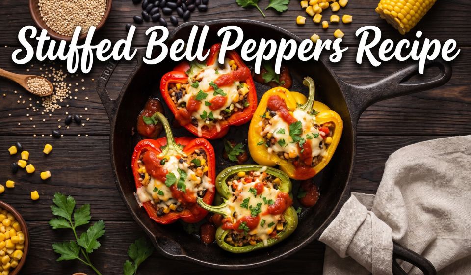 Stuffed Bell Peppers Recipe: Easy, Cheesy & Flavor-Packed Dinner