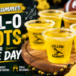Yellowhammer Jell-O Shots for Game Day