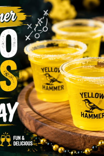 Yellowhammer Jell-O Shots for Game Day