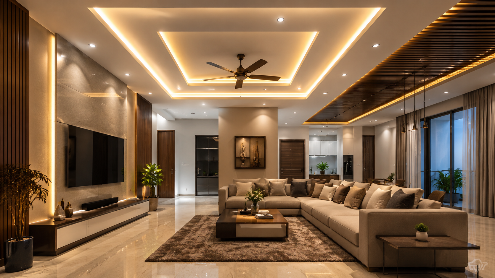 Room Interior Design With POP Ceiling: 15 Stylish Ideas for a Modern Home