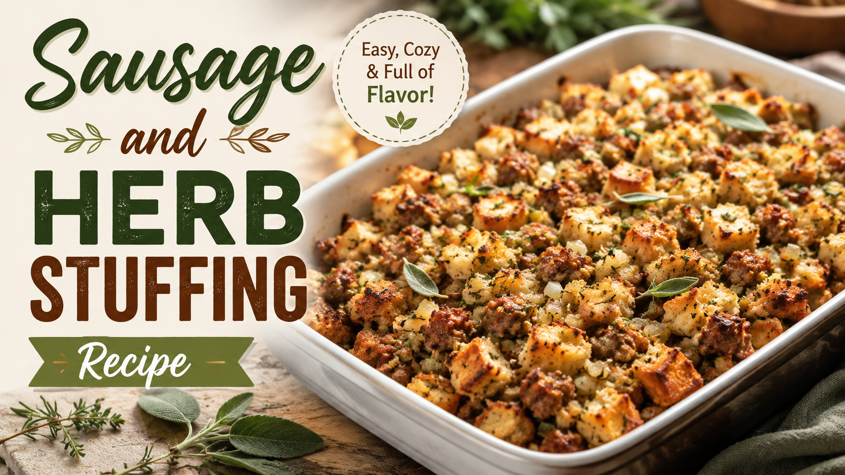 Sausage and Herb Stuffing Recipe
