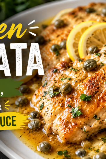 Chicken Piccata with Lemon, Capers & Golden Pan Sauce