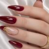 Burgundy Fall Nails