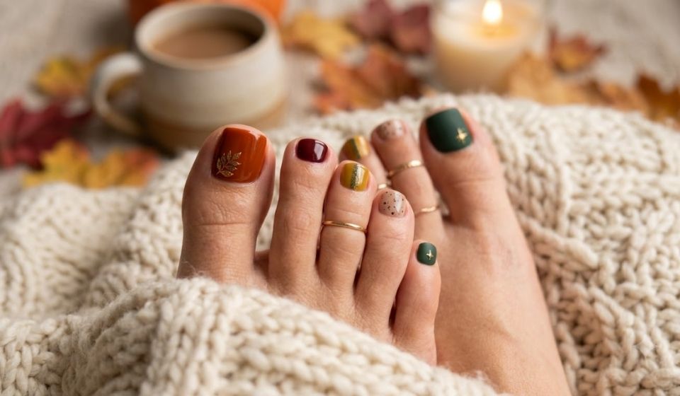 12 Gorgeous Fall Toe Nail Ideas You’ll Want to Try This Season