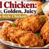 Fried Chicken: Crispy, Golden, Juicy Southern-Style Chicken