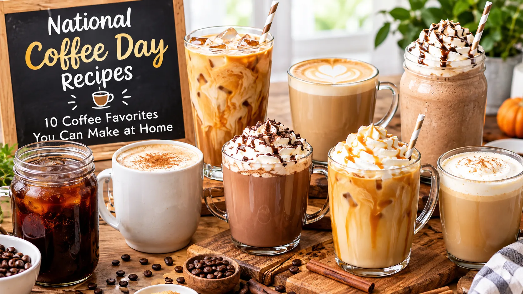National Coffee Day Recipes: 10 Coffee Favorites You Can Make at Home